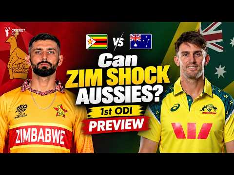 Zimbabwe vs Australia 1st ODI Preview | ZIM vs AUS Match Analysis