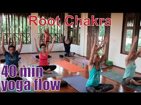 40 Minute Yoga Class - Chakra Series Part 1: Root Chakra (Muladhara)