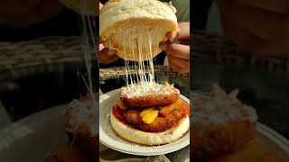Double Patty cheese burger🍔 making || Burger || street food || FOOD ROCKET #shorts #foodie #burger