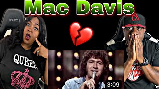 OMG THESE LYRICS ARE SHOCKING!!  MAC DAVIS -  BABY DON'T GET HOOKED ON ME (REACTION)