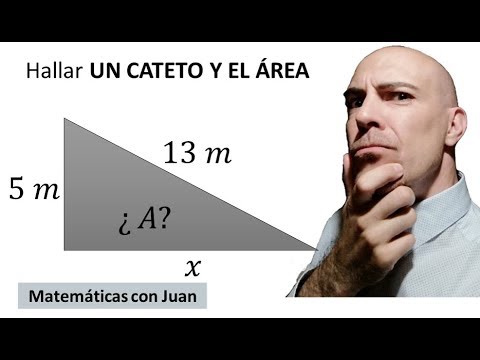▷ Cómo HALLAR EL ÁREA DE UN TRIÁNGULO RECTÁNGULO con la hipotenusa y un cateto