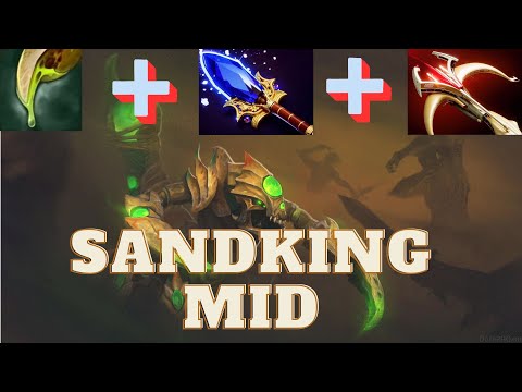 DOTA 2: SANDKING MID WITH HARD SUPPORT SNIPER - NORMAL DAY AT SEA SERVER (CRUSADER III)