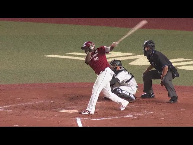 【3回表】風に乗って高く上がった!! イーグルス・ウィーラーの第13号2ランホームラン!! 2018/9/27 M-E