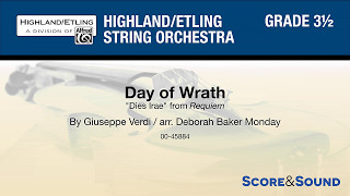 Day of Wrath, arr. Deborah Baker Monday – Score & Sound