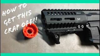 HOW TO REMOVE ORANGE TIP/AMPLIFIER FROM THE G&G ARP9!!!