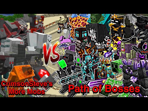 CrimsonSteve's Epic Minecraft Mobs Battle