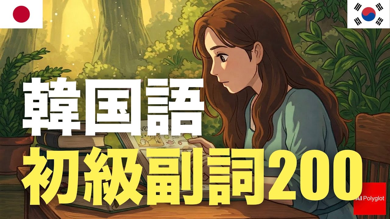 韓国語初級副詞200 | 聞き流し | 第二外国語 | 音声学習 | リスニング練習 韓国語初級副詞200 | 聞き流し | 第二外国語 | 音声学習 | リスニング練習