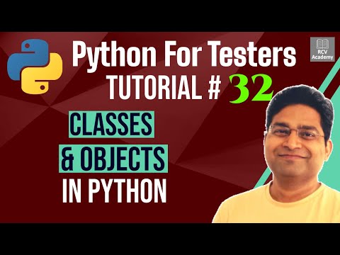Python for Testers 32 Classes and Objects in Python