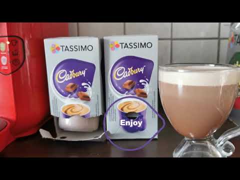 Bosch Tassimo Coffee Machine - Making CADBURY HOT CHOCOLATE