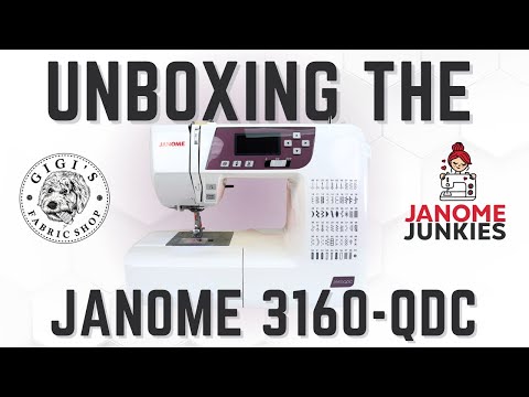 UNBOXING & Übersicht zur Janome 3160-QDC!