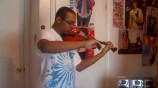 Shane Hill playing violin