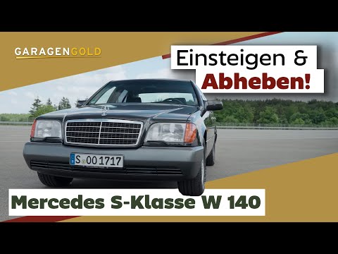 Boss car with charm: Mercedes 500 SEL W 140 | Reverse gear | Garage gold