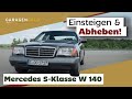 Boss Car With Charm Mercedes 500 SEL W 140 Reverse Gear Garage Gold