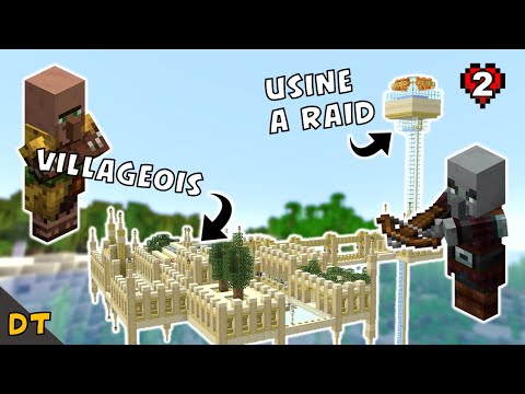 Usine A raid combiné avec un hall de villageois