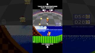 TAILS & POMPOMPURIN - FEAT. CHOCOCAT | Sonic Mania + Sonic 2 Absolute | #shorts #sonicshorts