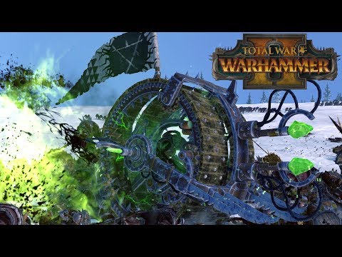 Wheels of Doom Go ZAPP - Skaven vs Greenskins // Total War: Warhammer II Online Battle
