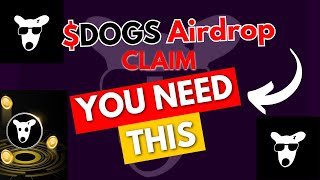 Dogs Telegram airdrop claiming Update | What to KNOW and DO NOW