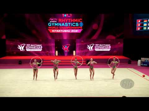 Estonia (EST) - 2021 Rhythmic Worlds, Kitakyushu (JPN) - Qualifications 3 Hoops + 2 Pairs Of Clubs