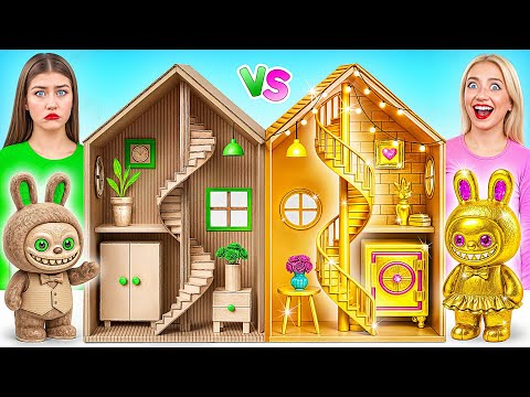 We Build Amazing Doll House for Labubu | Tiny House Makeover by Multi DO Smile