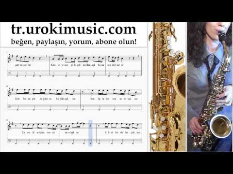 Saksafon dersleri (alto) Sinan Akçıl feat. Ferah Zeydan - Şarttır Bölüm#2 um-723