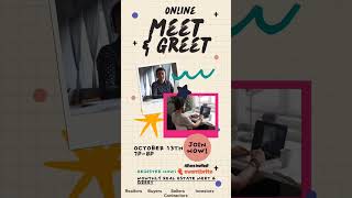 🌟 Come join me at our 1st Monthly Real Estate Meet and Greet!  🤝 All are Invited..  If you are a R