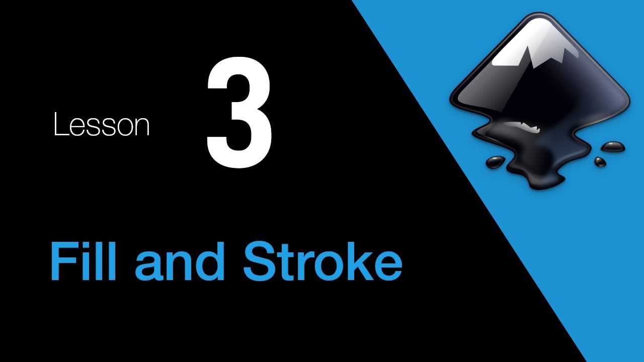 3) Fill and Stroke in Inkscape