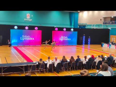 Sofia Reis , Amelia Dispinseri, Ellie Hitchcock British Championship Trio 2022 Aerobic Gymnastics