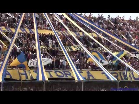 ""Recibimiento" Rosario Central (Los Guerreros) vs Argentinos Jrs. - 2015" Barra: Los Guerreros • Club: Rosario Central