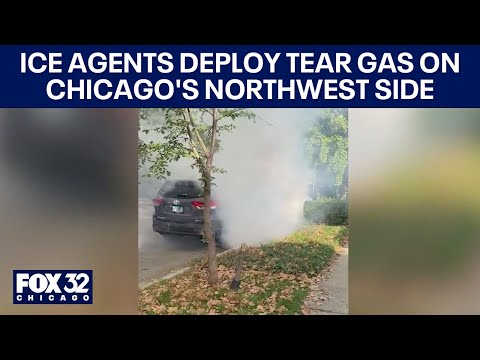 ICE agents deploy tear gas on Chicago's Northwest Side