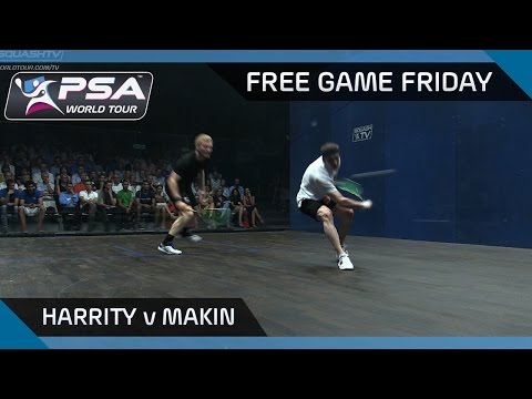 Squash: Free Game Friday - Harrity v Makin - Squash de Nantes 2016