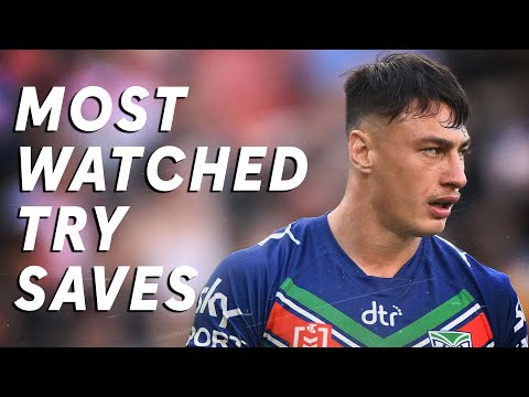 MOST WATCHED TRY SAVES OF 2023 | NRL