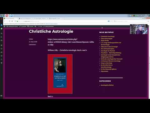 William Lilly   Christliche Astrologie