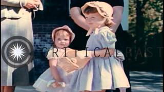 preview picture of video 'Children playing in East Bridgewater, MA, 1958'