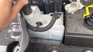 How to bleed air out of coolant / antifreeze on Tesla model 3 and Y