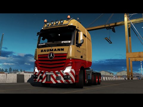 ETS2 1.35 Open Beta Mercedes Benz Actros SLT Pori - Helsinki