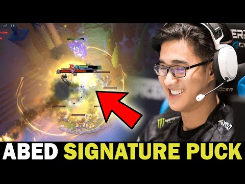 ABED SIGNATURE PUCK DODGING EVERY SPELL | DOTA 2 Gameplay