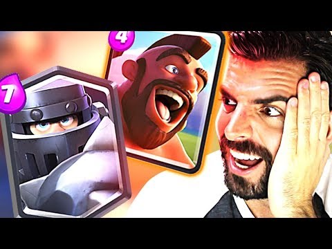 USEI O NOVO DECK DE MEGA CAVALEIRO DO CLASH ROYALE!