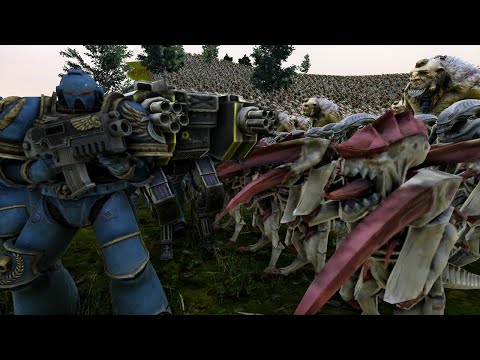 T-45 & Space Marines vs 2,000,000 Aliens, Trolls & Tyranid | Ultimate Epic Battle Simulator 2 |UEBS2