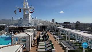 Walking the Lido Deck on Regal Princess — Sun, Sea, and Smooth Sailing