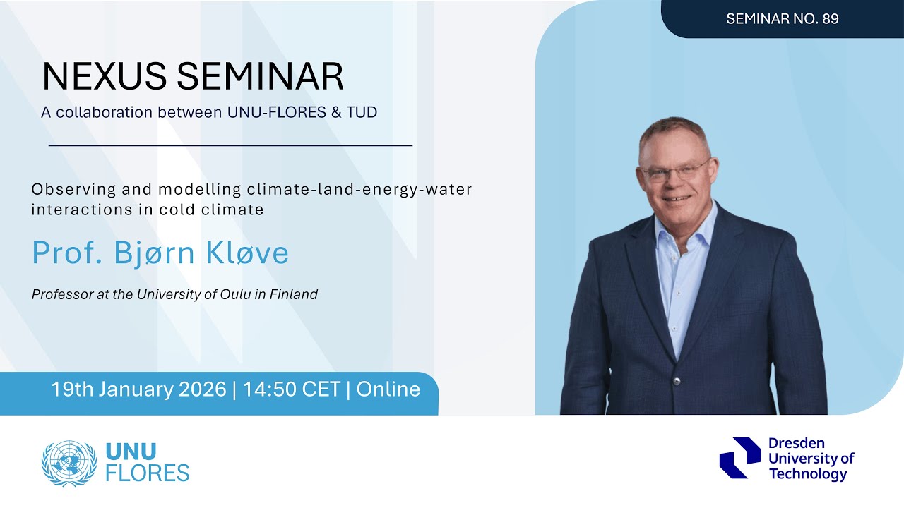 Nexus Seminar N.89: Observing and modelling climate-land-energy-water interactions in cold climate