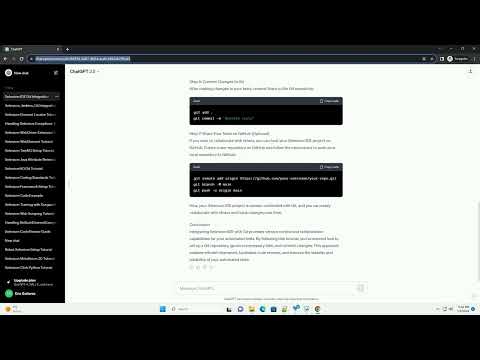 Selenium Ide Git