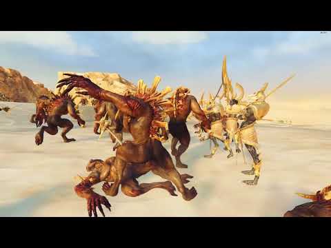 120 Ushabti vs 120 Crypt Horrors - Tomb Kings - Total War: Warhammer 2