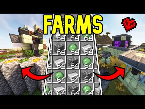 Shant Playz - I made these OVERPOWERED FARMS in Minecraft Hardcore (Hindi)