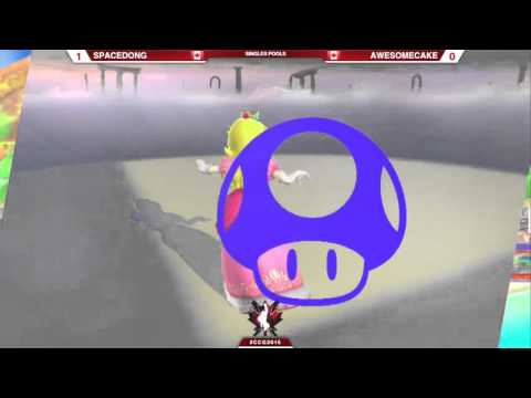 CCG2K15 - Awesomecake (Peach) vs SpaceDong (Lucas) - Wii U Singles Pools