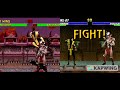 MK2 Scorpion Vs Shao Kahn Boss Fight And UMK3 Scorpion Vs Shao Kahn Boss Fight