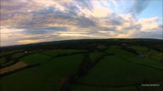 preview picture of video 'Hot Air balloon flight Carmarthenshire Saturday 24th August 2013'