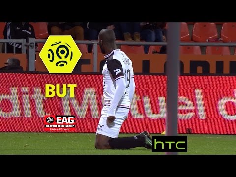 But Yannis SALIBUR (40') / FC Lorient - EA Guingamp (3-1) -  / 2016-17