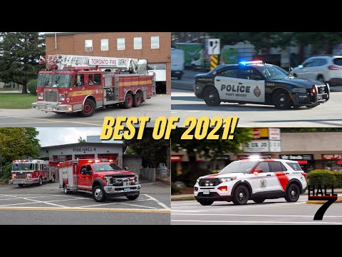 Emergency Vehicles Responding - Best of 2021!