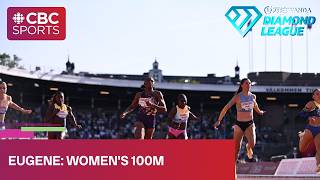 Photo finish determines American Jefferson-Wooden is 100-metre winner at Diamond League in Eugene