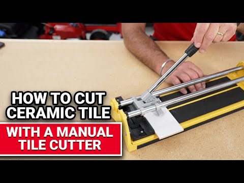 How To Cut Ceramic Tile With A Manual Tile Cutter - Ace Hardware